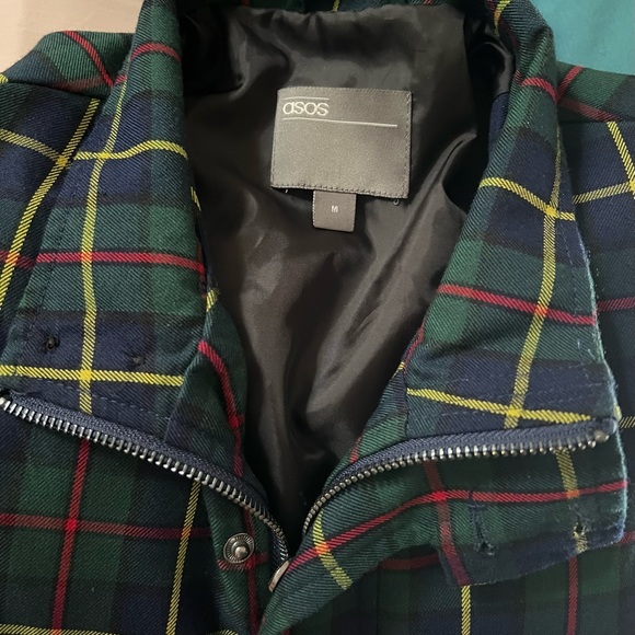 ASOS plaid jacket medium - Picture 6 of 8
